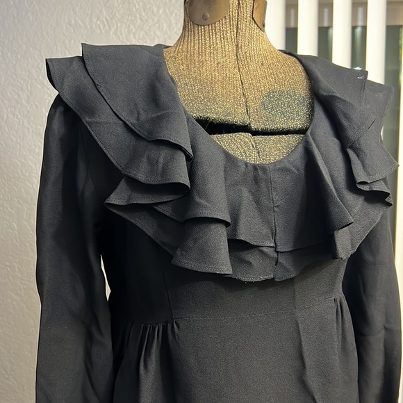 VTG SUZ CALIFORNIA 50/60βS MINI RUFFLE DRESS - Picture 3 of 16